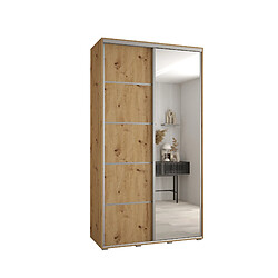 Abiks Meble Armoire DAVOS 5 À Portes Coulissantes 235,2/140/60 2 Portes