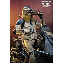 Hot Toys TMS091 - Star Wars : The Clone Wars - Arf Trooper & 501ST Legion AT-RT pas cher