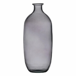 BigBuy Home Vase Gris verre recyclé 13 x 13 x 31 cm