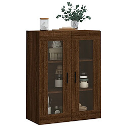 Acheter Maison Chic Armoire murale,Meuble de Rangement,Armoire Suspendue chêne marron 69,5x34x90 cm -MN49116