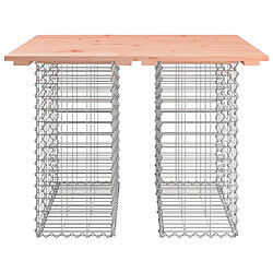 Avis Maison Chic Banc jardin| Banc d'extérieur | Chaise design gabion 100x102x72 cm bois massif de douglas -GKD26755