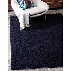 Hadorn Tapis shaggy 185x125 nuit bleue Luzern