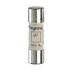 Legrand fusible cartouche cylindrique - 14 x 51 - 16 ampères - type gg hpc - sans percuteur