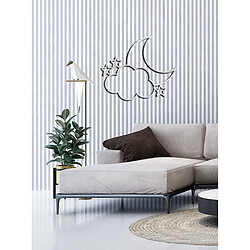 EPIKASA Décoration Murale en Métal Lune 8