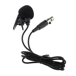 Microphone Sans Fil Connecteur XLR 3 Broches Microphone Lavalier Clip Plastique