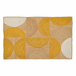 BigBuy Home Tapis Jaune Naturel Jute 200 x 290 cm