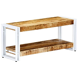 Maison Chic Meuble TV scandinave - Banc TV pour salon 90 x 30 x 40 cm Bois massif de manguier -MN40834