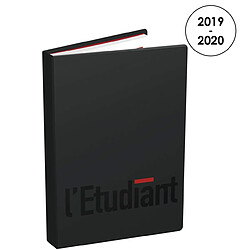 L'Étudiant Hebdo Agenda Journalier 2019-2020 de Août à Août 1 Jour par Page Format 12x17cm Couverture PVC Noir