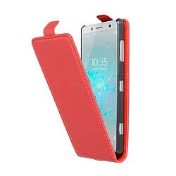 Cadorabo Coque Sony Xperia XZ2 COMPACT Etui en Rouge