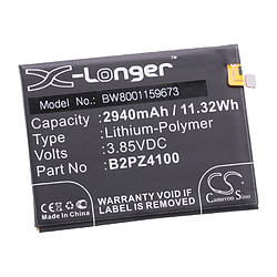 vhbw Li-Polymère batterie 2940mAh (3.85V) pour téléphone portable mobil smartphone comme HTC B2PZ4100