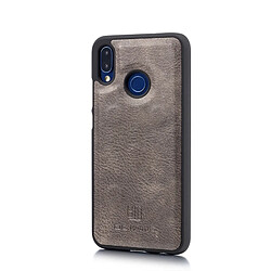 Acheter Wewoo Housse Étui gris pour Huawei P20 Lite, avec titulaire et fentes Crazy Horse Texture Flip détachable en cuir magnétique cartes porte-monnaie