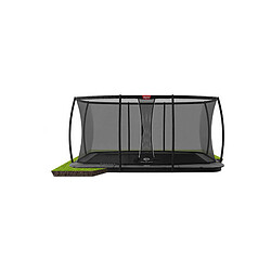 BERG Trampoline Ultim Elite Flatground 500 Grey avec Filet de securité Dlx Xl