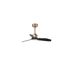 faro Plafonnier ventilateur Just Noir 64 Cm