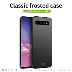 Wewoo Coque Pour Galaxy S10 + Etui rigide ultra-mince PC dépoli Or