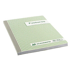 Cahier de facture Manifold Exacompta autocopiant 14,8 x 21 cm 50 pages double exemplaires