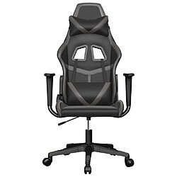 Avis Maison Chic Chaise de jeu, Chaise gaming, Fauteuil gamer d'ordinateur,Chaise de Bureau Noir et gris Similicuir -GKD53937