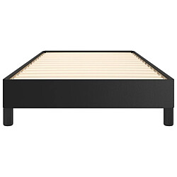 Acheter vidaXL Cadre de lit sans matelas noir 80x200 cm similicuir