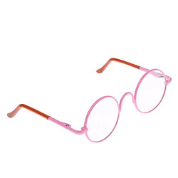 Acheter Lunettes rondes en cuivre pour 1/6 blythe poupée de salon 9cm rose clair