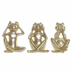 Figurine Décorative DKD Home Decor Résine Grenouille (3 pcs) (11 x 11 x 15 cm)