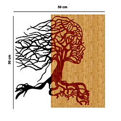 Avis EPIKASA Décoration Murale en Métal et Bois Arbre 15