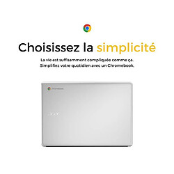 Acheter PC Portable - ACER - Chromebook 314 CB314-2H-K04F - 14 FHD - MTK MT8183 - RAM 4 Go - Stockage 32 Go - ChromeOS - AZERTY