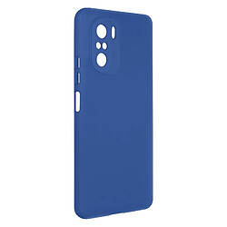 Avizar Coque Xiaomi Poco F3 et Mi 11i Silicone Semirigide Finition Soft Touch Fine Bleu