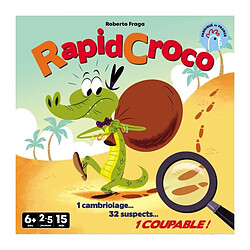 Acheter RapidCroco - Asmodee - Jeu d'enquete - 32 Suspect 1 coupable