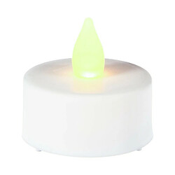 Lot de 2 Bougies Led 4cm Blanc