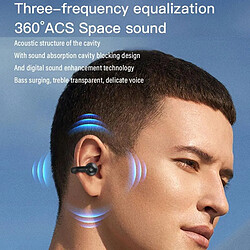 Acheter Yonis Ecouteurs Bluetooth Conduction Osseuse Bleus