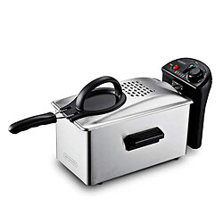 Friteuse Semi-pro Inox Grand Volume 3l Kfry Gris Kitchencook