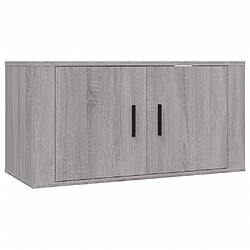 Acheter Maison Chic Ensemble de meubles TV 3 pcs pour salon - Sonoma gris Bois d'ingénierie -MN16469