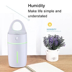 Wewoo Humidificateur d'Air blanc 1.5W - 2W 175ML Mini Portable USB Ions Négatifs Beauté et Instrument Supplément d'Eau avec Coloré LED Lumière pas cher