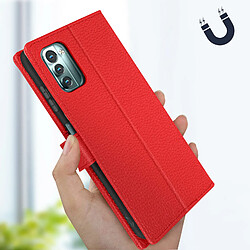 Avizar Housse Nokia G11 et Nokia G21 Clapet Portefeuille Stand Vidéo rouge pas cher