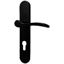 Easy k Poignées de porte EASY-K Ersa sans perçage noires 220x40mm Trou de cylindre i