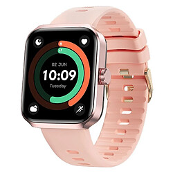 Yonis Montre Connectée Écran Couleur Bluetooth Rose