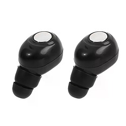 Mini écouteurs Bluetooth 5.0 cachés, intra-auriculaires sans fil, oreillettes simples, stéréo, musique, casque de sport avec Micro