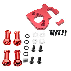 Support De Moteur De Voiture RC Et Moyeu Hexagonal De Roue De 12 Mm Pour WLtoys 144001 1:14 Voiture RC Rouge