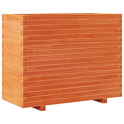 Vidaxl Jardinière cire marron 90x40x72 cm bois de pin