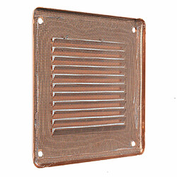 La ventilation gra10r Grille Quadra à superposer, cuivre