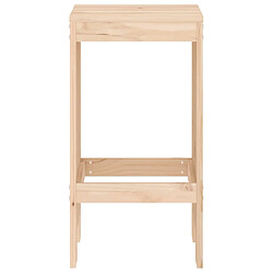 Avis vidaXL Tabourets de bar lot de 2 40x36x75 cm bois massif de pin