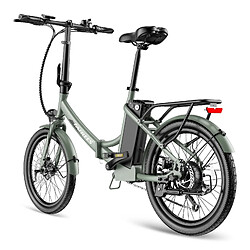 Vélo électrique FAFREES F20 Light - Moteur 250W Batterie 36V16.75Ah Assisted Autonomie 130KM Frein à Disque Mécanique - Vert Foncé pas cher