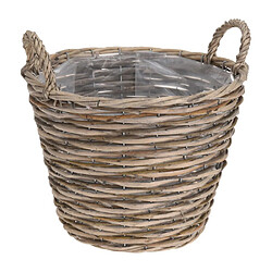 Acheter Cache-pot en osier panier panier avec supports pour plantes fleurs 27x27 cm