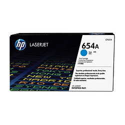 HP 654A toner cyan authentique LaserJet