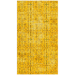 Vidal Tapis de laine 264x145 jaune Ultra Vintage