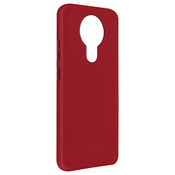 Avizar Coque Nokia 3.4 Flexible Antichoc Finition Mat Anti-traces rouge