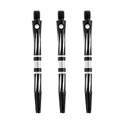 3 pcs pro thread alliage re-rainuré dart tiges arbres noirs