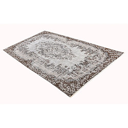 Vidal Tapis de laine 231x130 gris Ultra Vintage pas cher