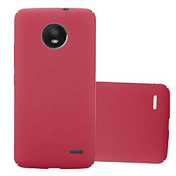 Cadorabo Coque Motorola MOTO E4 Etui en Rouge