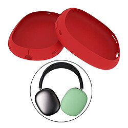 Étui De Protection En Silicone Pour Oreillettes Antichoc Pour écouteurs Airpods Max Rouge pas cher