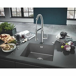 GROHE Evier composite K700U - 533 x 457 mm - Gris granite - 31654AT0